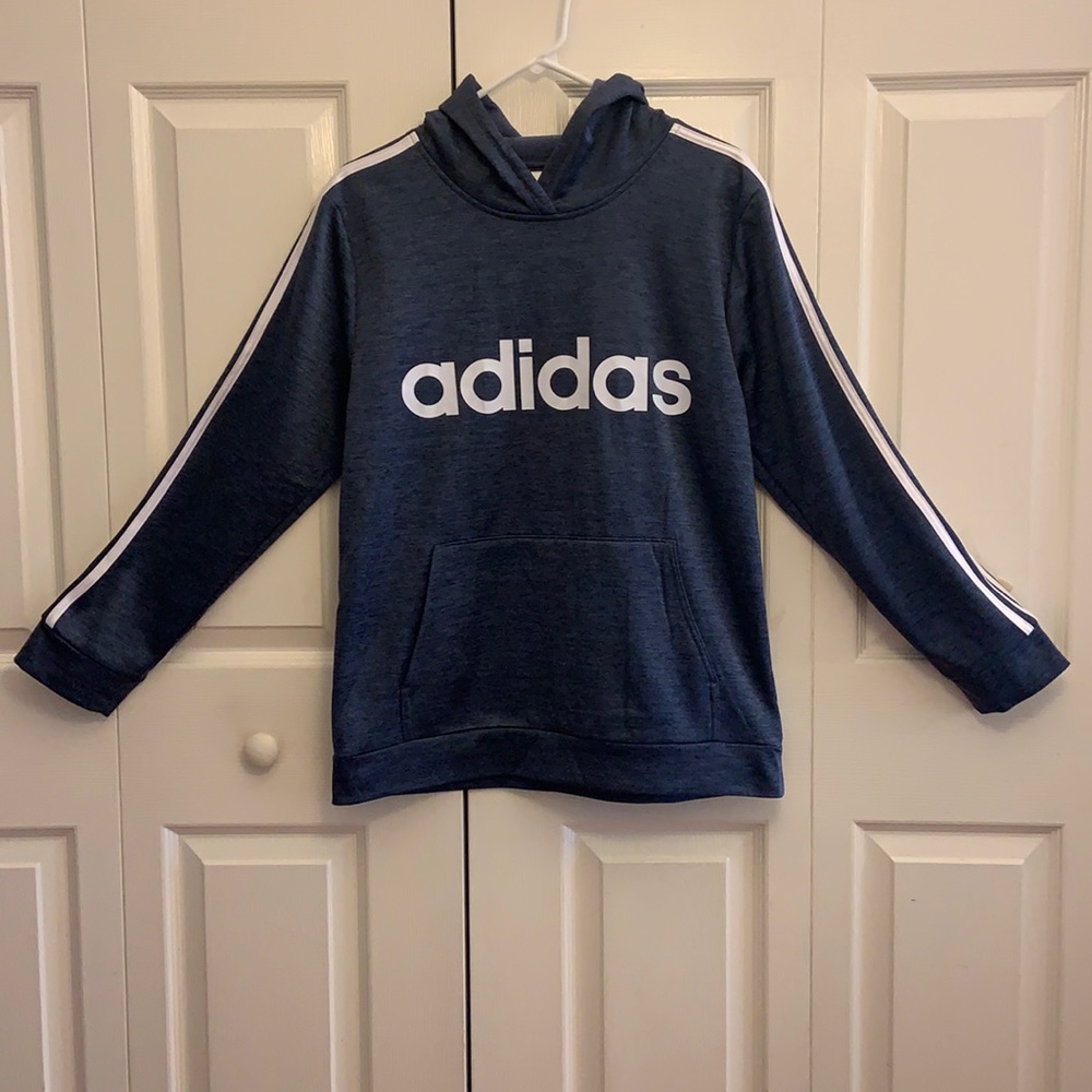 Adidas Boys Fleece Lined Hoodie